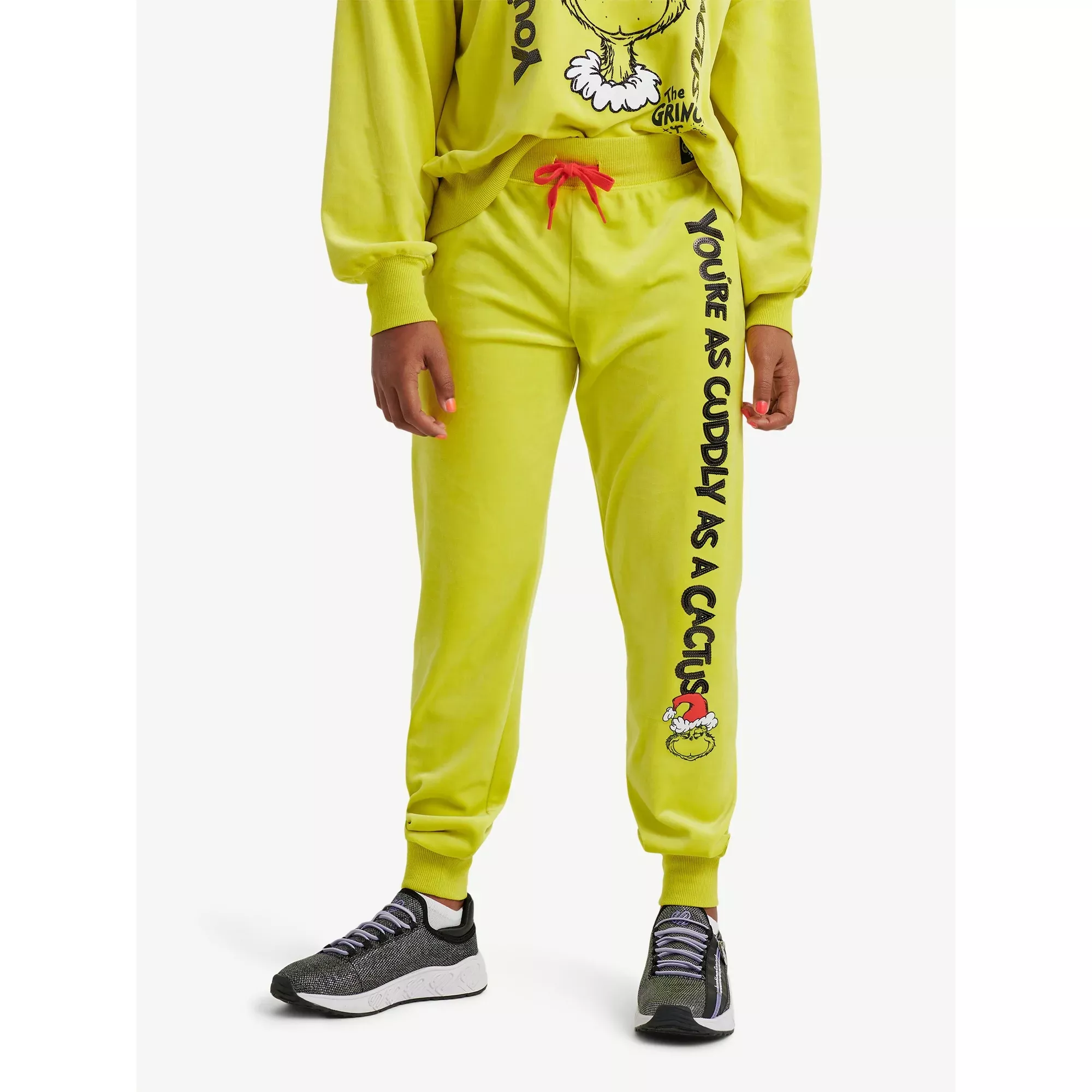 Women's Grinch and Max Velour Joggers 