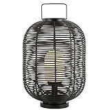 JONATHAN Y JYL6506A Kandella 26.7" Outdoor Woven Oval Asian LED Lantern Bohemian,Scandinavian,Modern | Amazon (US)