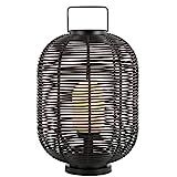 JONATHAN Y JYL6506A Kandella 26.7" Outdoor Woven Oval Asian LED Lantern Bohemian,Scandinavian,Modern | Amazon (US)