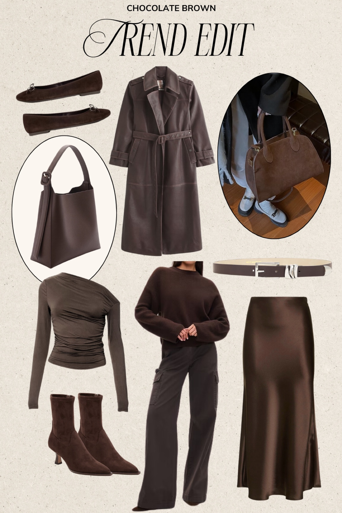 Fall Trend: Chocolate Brown 🤎 

fall fashion, fall outfit, fall outfits, fall wardrobe, fall essential, fall essentials, fall style, fall looks, fall look, fall 2024, fall trend, fall trends, fall closet basics, fall closet basic, fall closet essentials, fall closet essential, fall wardrobe staples, fall wardrobe staple, fall staple, fall staples, satin skirt, brown boots, suede boots, suede booties, heel boots, heeled boots, suede booties, fall boots, fall bags, suede flats, trench coat, amazon 

#LTKStyleTip #LTKShoeCrush #LTKSeasonal