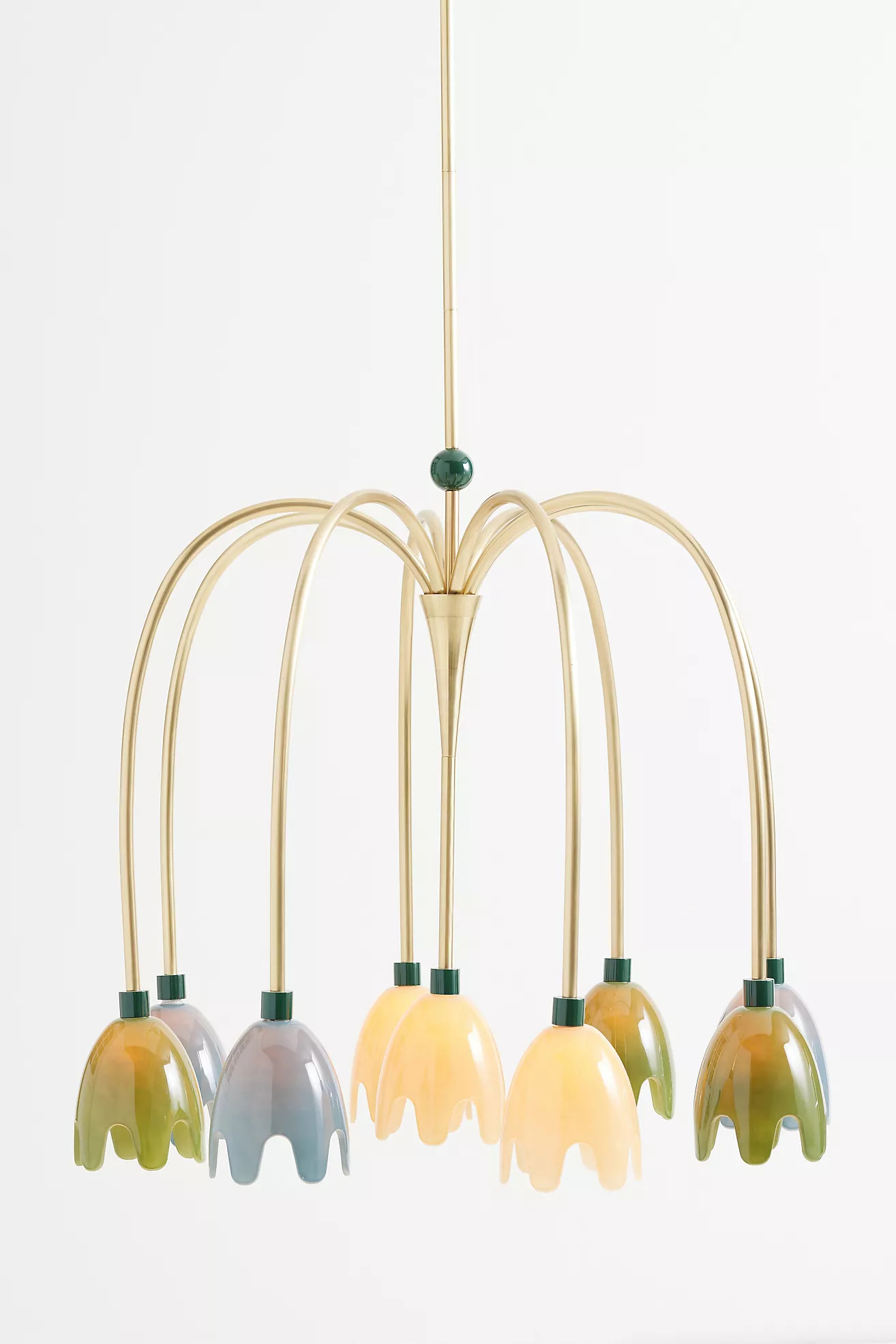 Merve Kahraman Floral Glass Chandelier | Anthropologie (US)