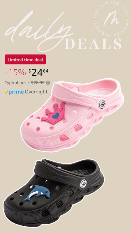 Amazon Daily Deal- these shoes are perfect for Spring/Summer & so easy to clean!!!

#LTKsalealert #LTKSeasonal #LTKkids
