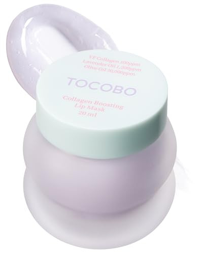 TOCOBO Collagen Lip Mask – Fermented Collagen Overnight Lip Sleeping Mask with Peptide & PHA | Korean Vegan Treatment for Dry, Aging Lips | Balm-to-Oil Plump-Looking Care, Lavender Scent | 0.68 oz | Amazon (US)