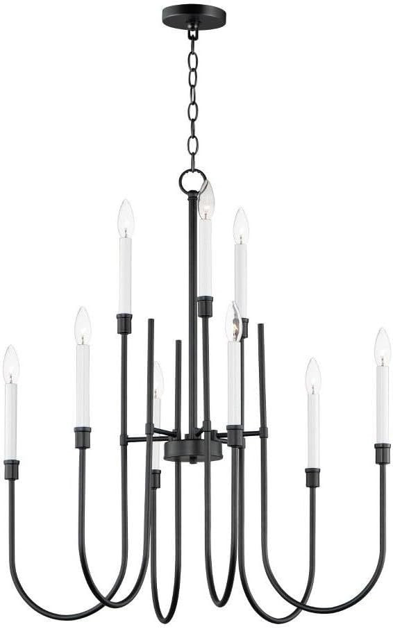 Maxim Lighting 11289BK Tux-9 Light Chandelier-30 Inches Wide by 33.75 inches high, Black Finish | Amazon (CA)