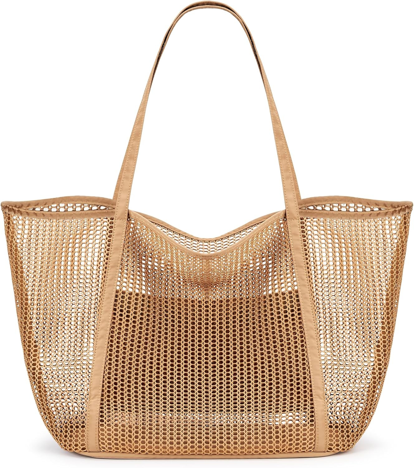 KALIDI FANCY FOREST Beach Mesh Tote Bag, Womens Shoulder handbag MAX 27L Grocery Bag | Amazon (US)