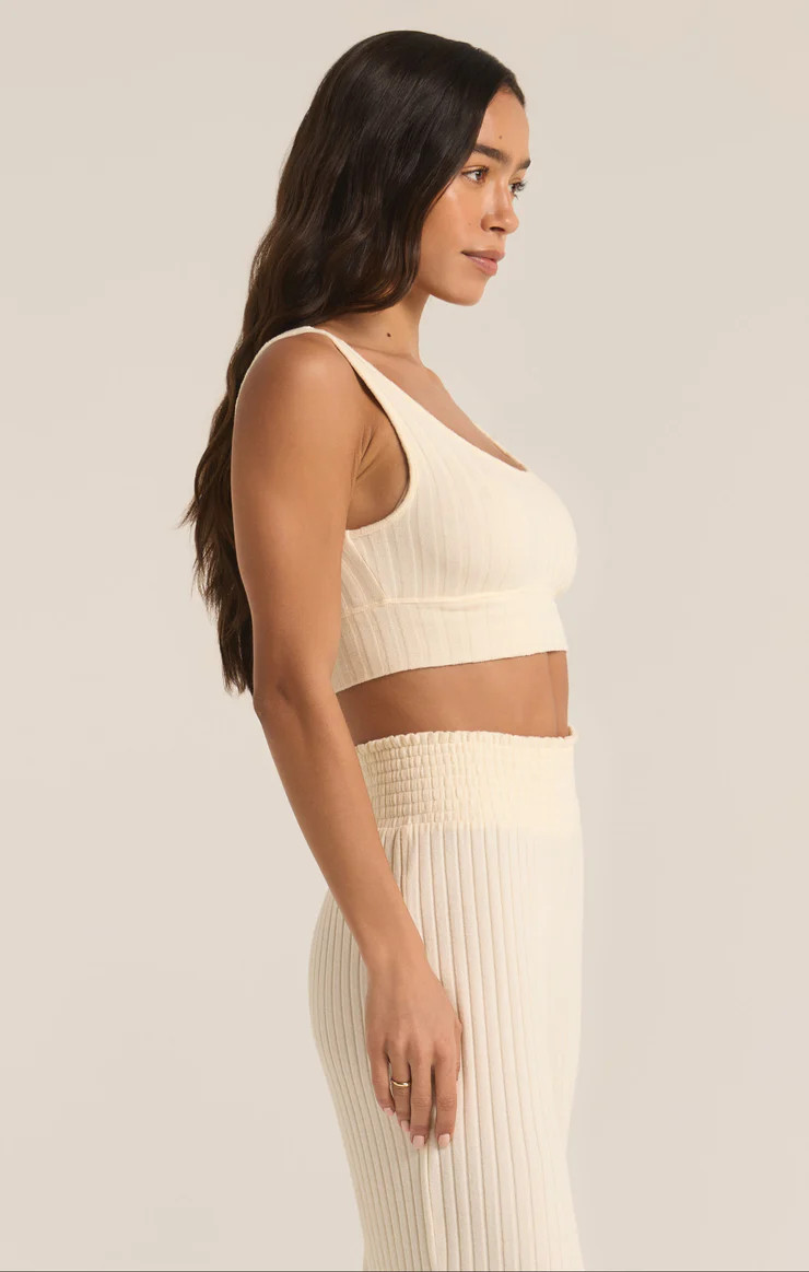 Zoe Silky Rib Tank Bra | Z Supply
