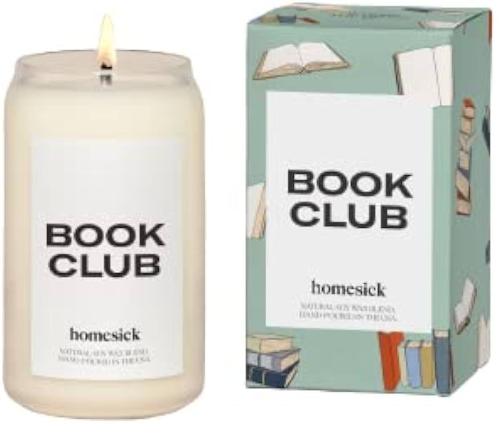Homesick Women's Book Club Candle, Book Club, One Size | Amazon (US)