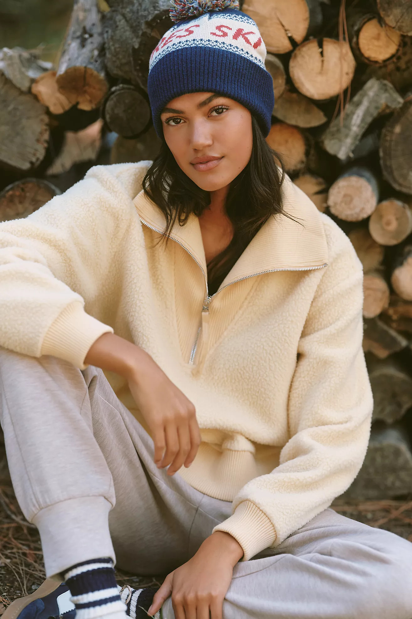 Varley Jaylin Half-Zip Sweater | Anthropologie (US)