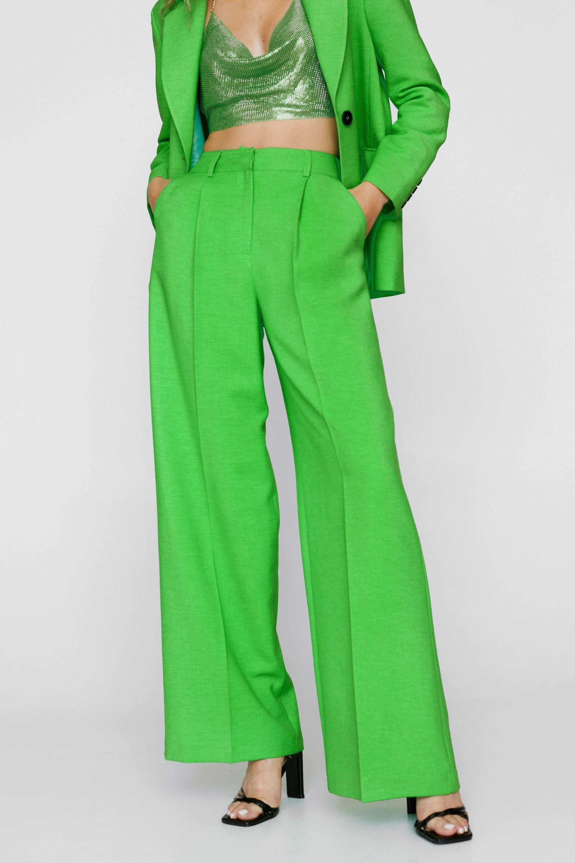 High Waisted Wide Leg Tailored Pants | Nasty Gal (US)