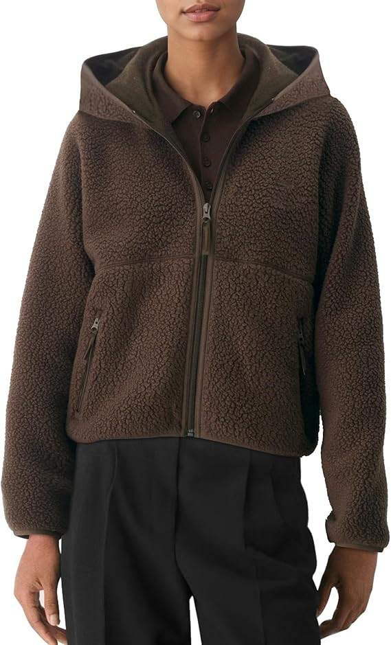 Locachy Women's Cozy Sherpa Fleece Winter Warm Hoodies Cute Casual Zipper Coat with Pockets 2025 ... | Amazon (US)