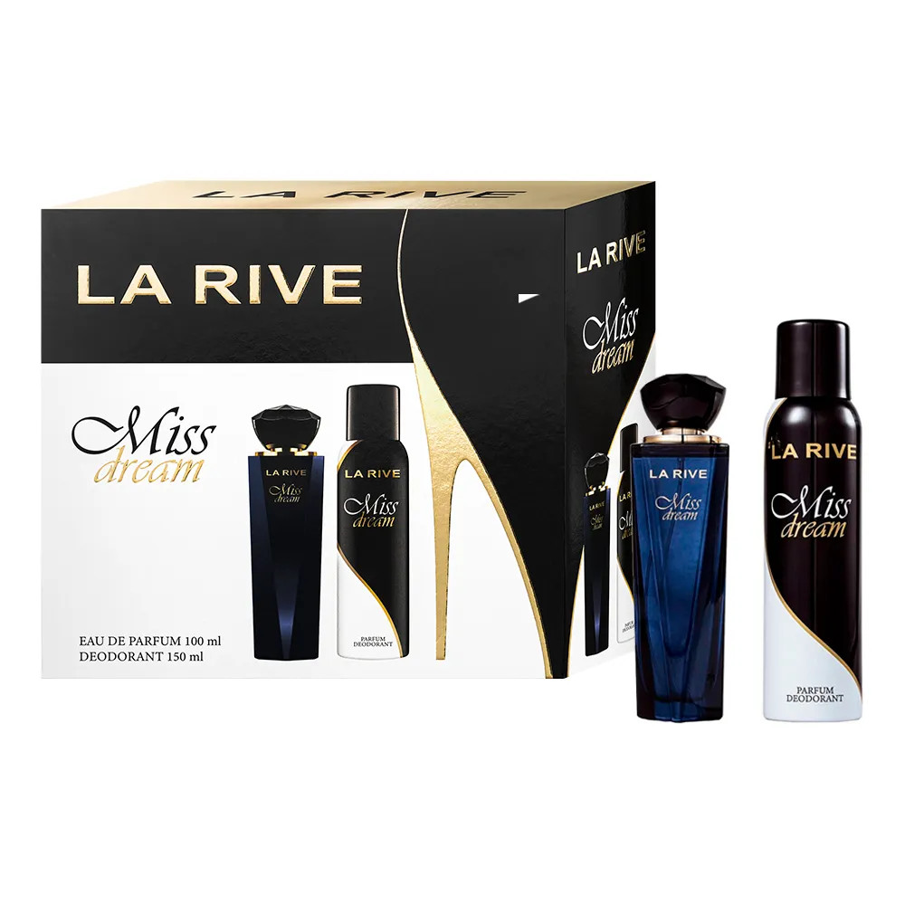 Kit Perfume La Rive Miss Dream Feminino Eau de Toilette 100 ml + Desodorante 150 ml | Amobeleza (BR)