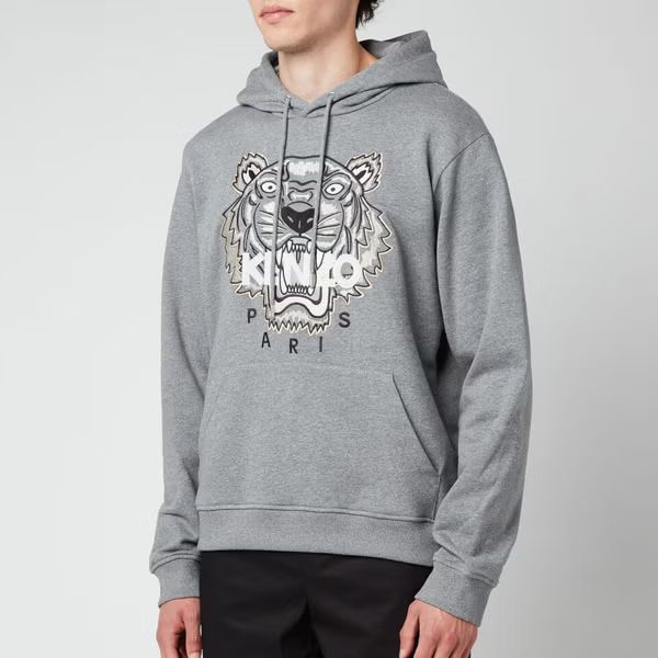 KENZO Men's Tiger Original Hoodie - Dove Grey | Coggles (Global)