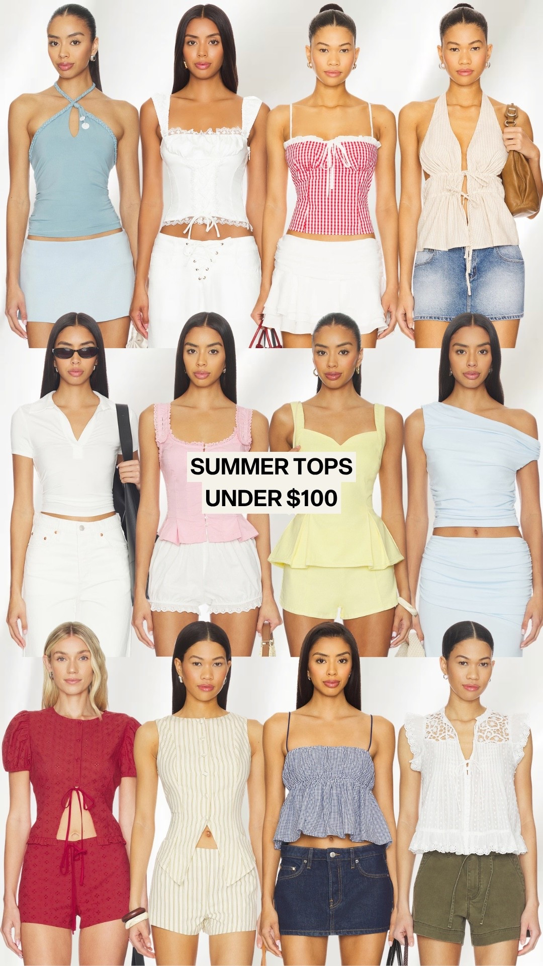 Summer tops under $100! #kathleenpost