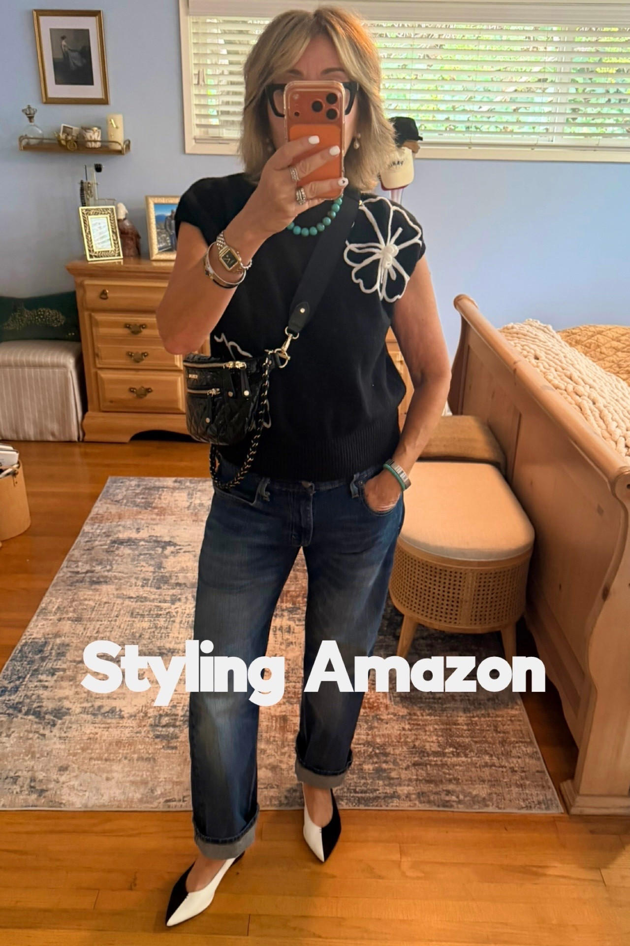 Styling Amazon
Sweater looks like Anthro, sold out but found another version. Levi’s are men’s! 
Baublebar necklace 
MZWallwace bag

#LTKdayinmylife #LTKgrwm #LTKootd
