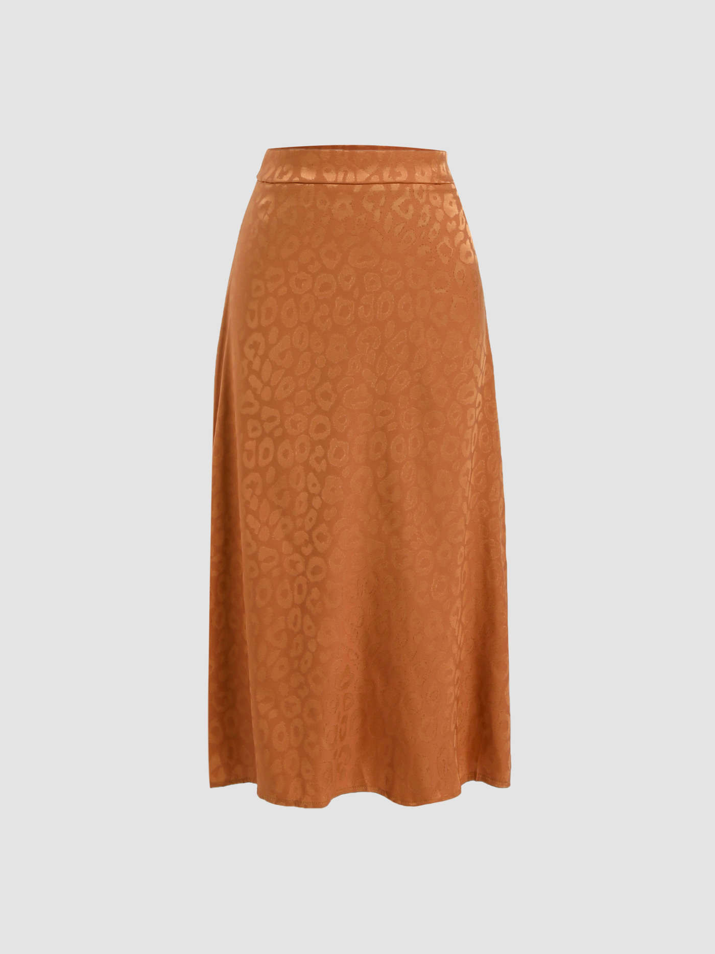 Leopard Pattern Midi Skirt | Cider