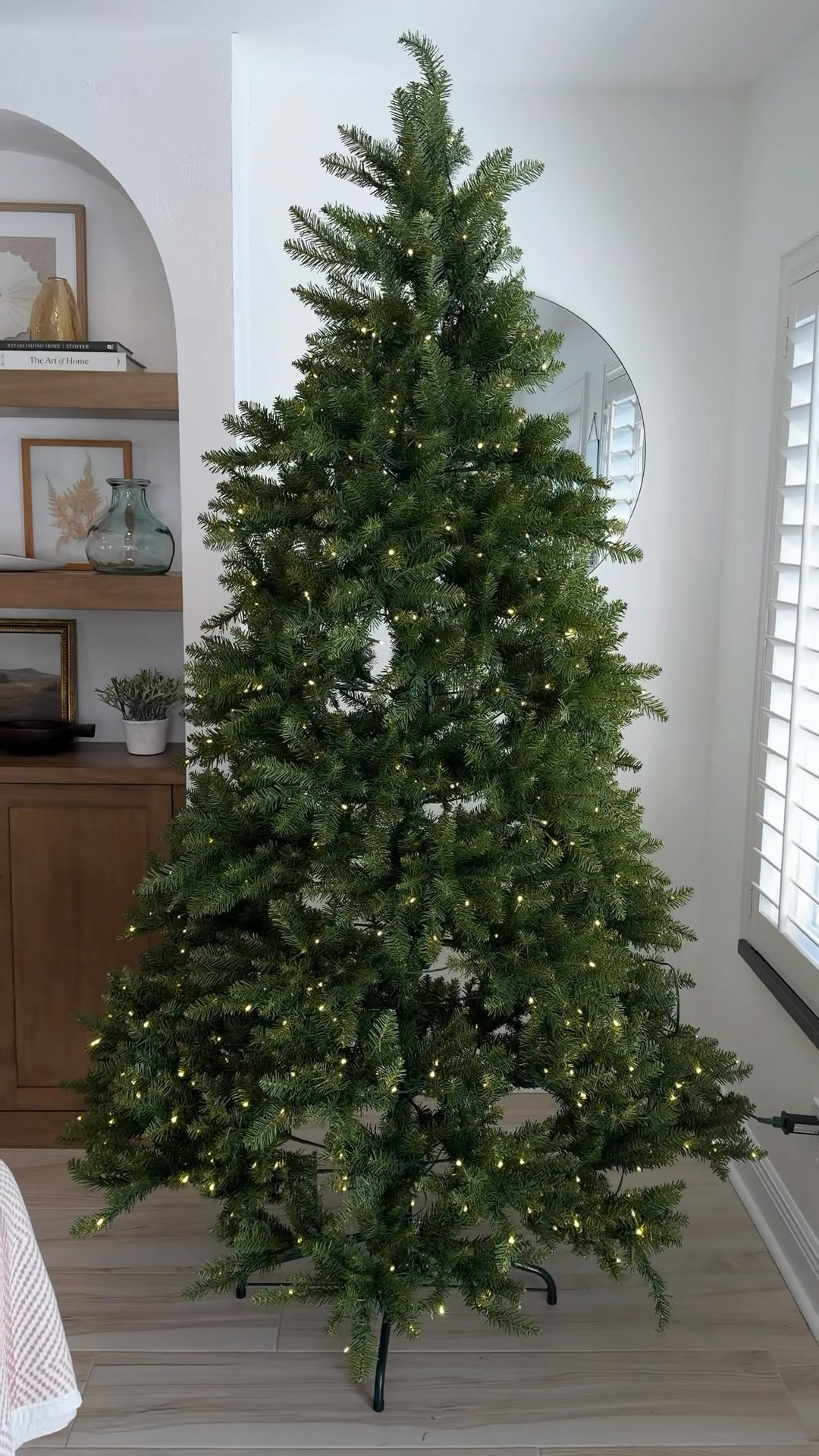 This realistic artificial Yorkshire Fir Christmas tree in our living room! Now to figure out what theme she’s getting this year!

🌟 Pretty true green color that looks like a real tree
🌟 Bendable branches you can shape and fluff
🌟 Different lighting settings to choose from
🌟 Nice and tall at 7.5 feet to fill the corner

#artificialchristmastree #christmastree #realisticchristmastree #christmasdecor #holidaydecorating

#LTKSeasonal #LTKHome #LTKSaleAlert