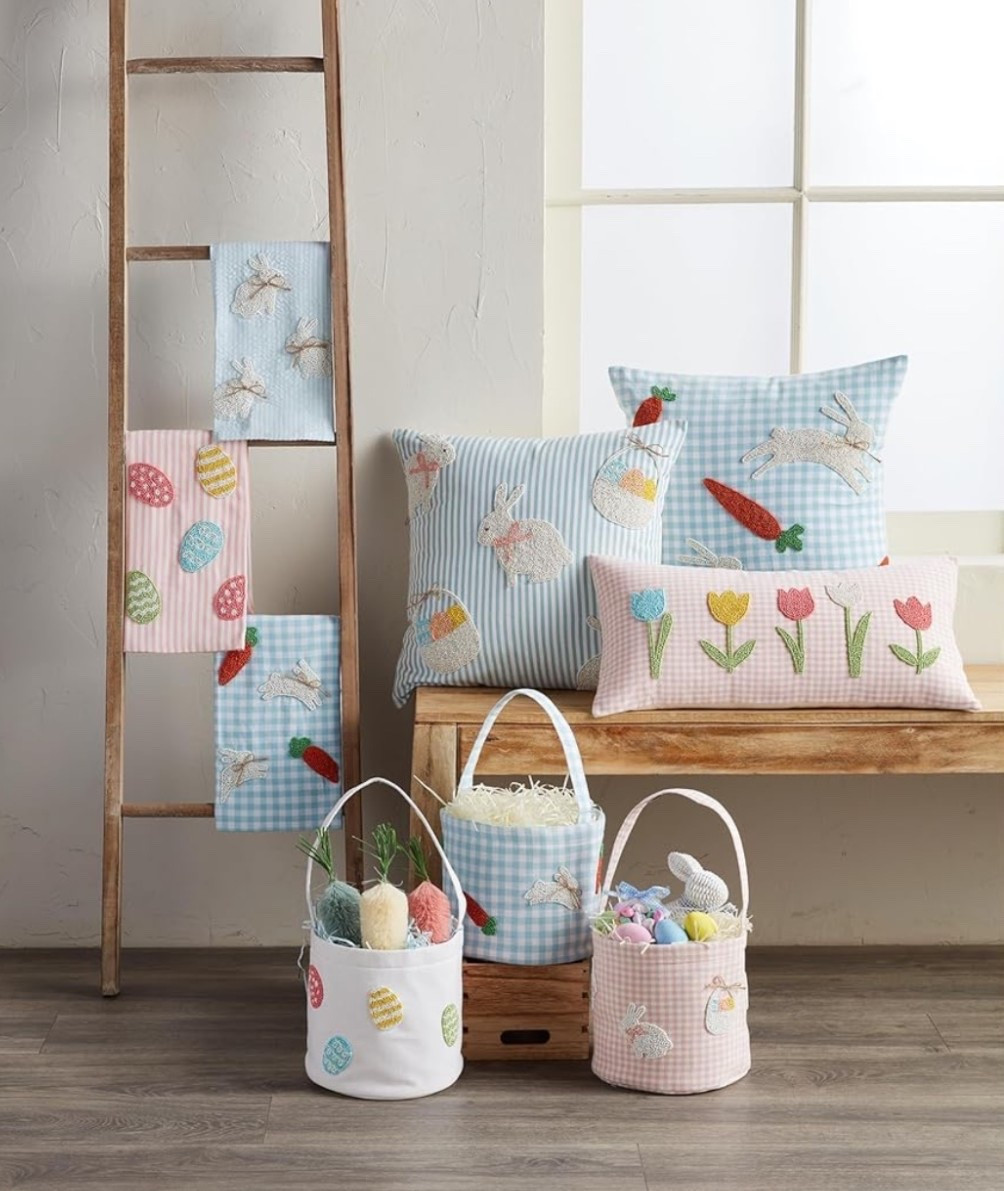 Find in my New Bloom Collection. 🌸🐰 The sweetest mix from Mud Pie… Easter baskets, cozy kitchen towels, and the cutest pillows to turn your home into a soft, festive spring moment.

Bring the Easter magic home, shop now before it’s gone. 💐🪺 

#LTKHome #LTKSeasonal #LTKU
