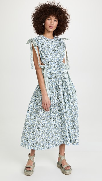 Guaguanco Chan Chan Celeste Midi Dress | Shopbop