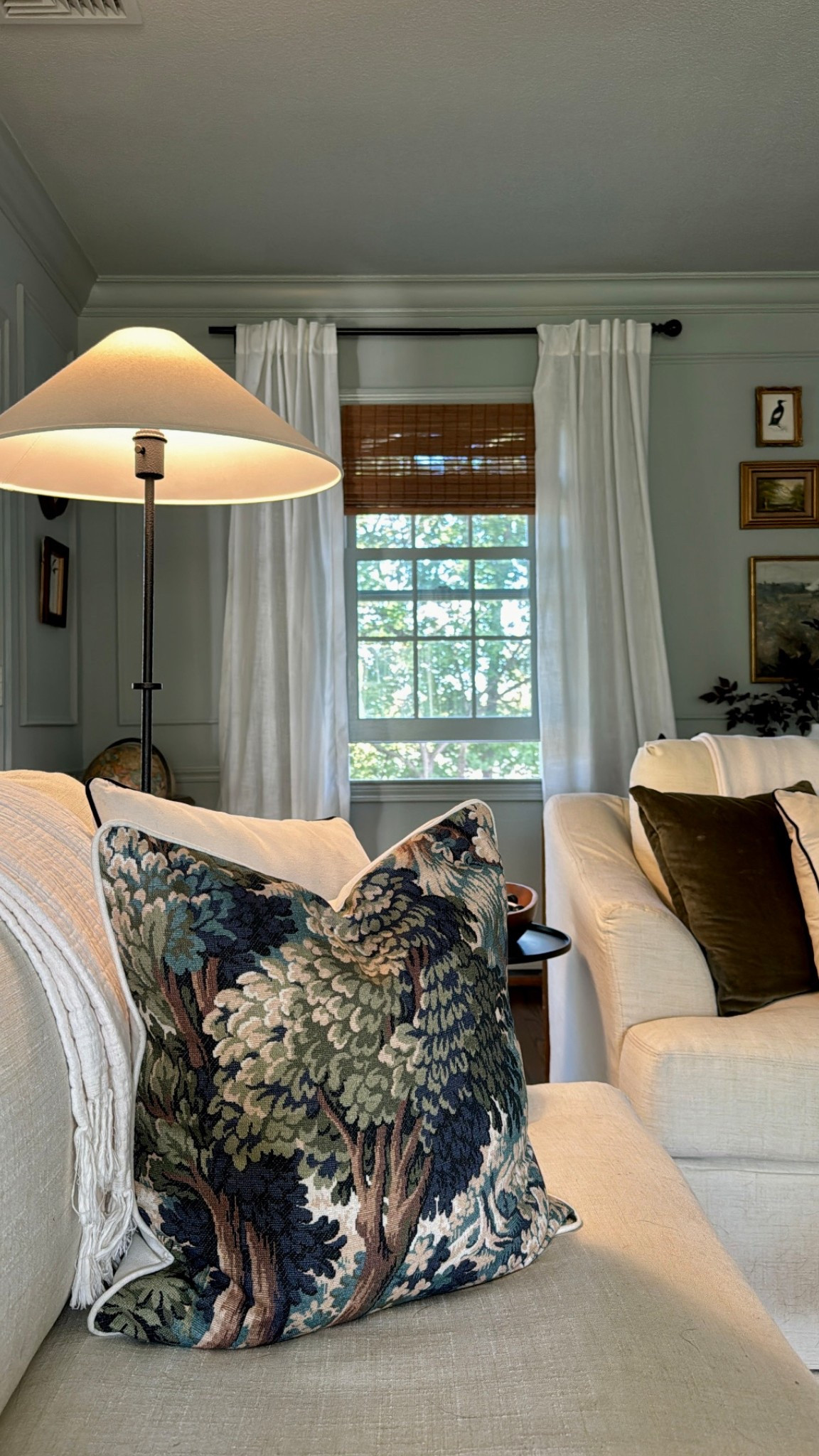 The pillow was the color palette inspo for our living room update. All my favorite earth tones in one fabric🎉

#LTKHome