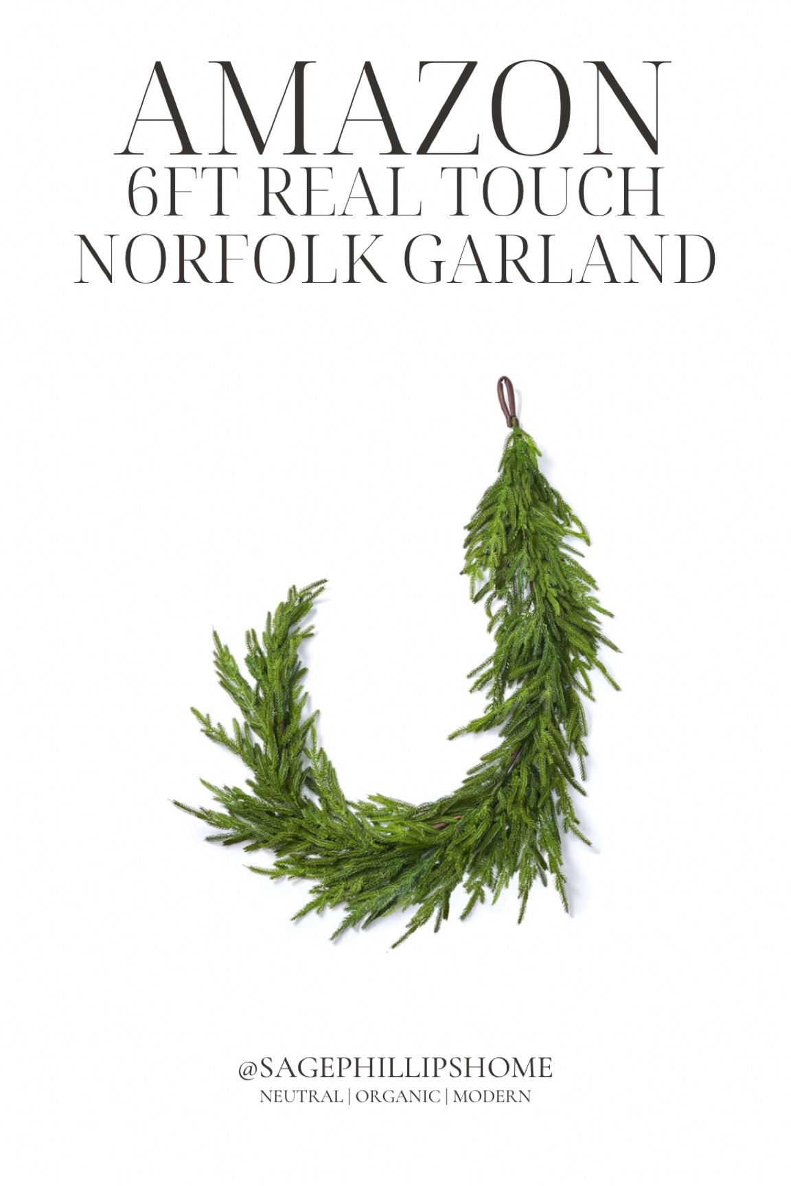 AHH, did I seriously just snag the Real Touch Norfolk Pine Christmas Garlands from Amazon?! It had, like, two reviews, and I was like, “Why not roll the dice?!” And let me tell you, it’s AMAZING! I grabbed both the 6 and 9 ft lengths, and it’s basically a dupe for the Afloral Garland (which, of course, we can’t even get in Canada!). Don’t sleep on this—grab them before they’re gone!

#LTKsale #LTKautumn #LTKcanada