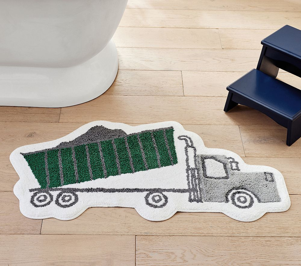 Dump Truck Bath Mat | Pottery Barn Kids