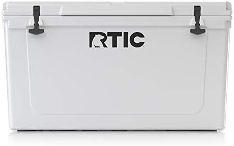 RTIC Ice Chest Hard Cooler, Heavy Duty Rubber Latches, 3 Inch Insulated Walls, 110, White | Amazon (US)