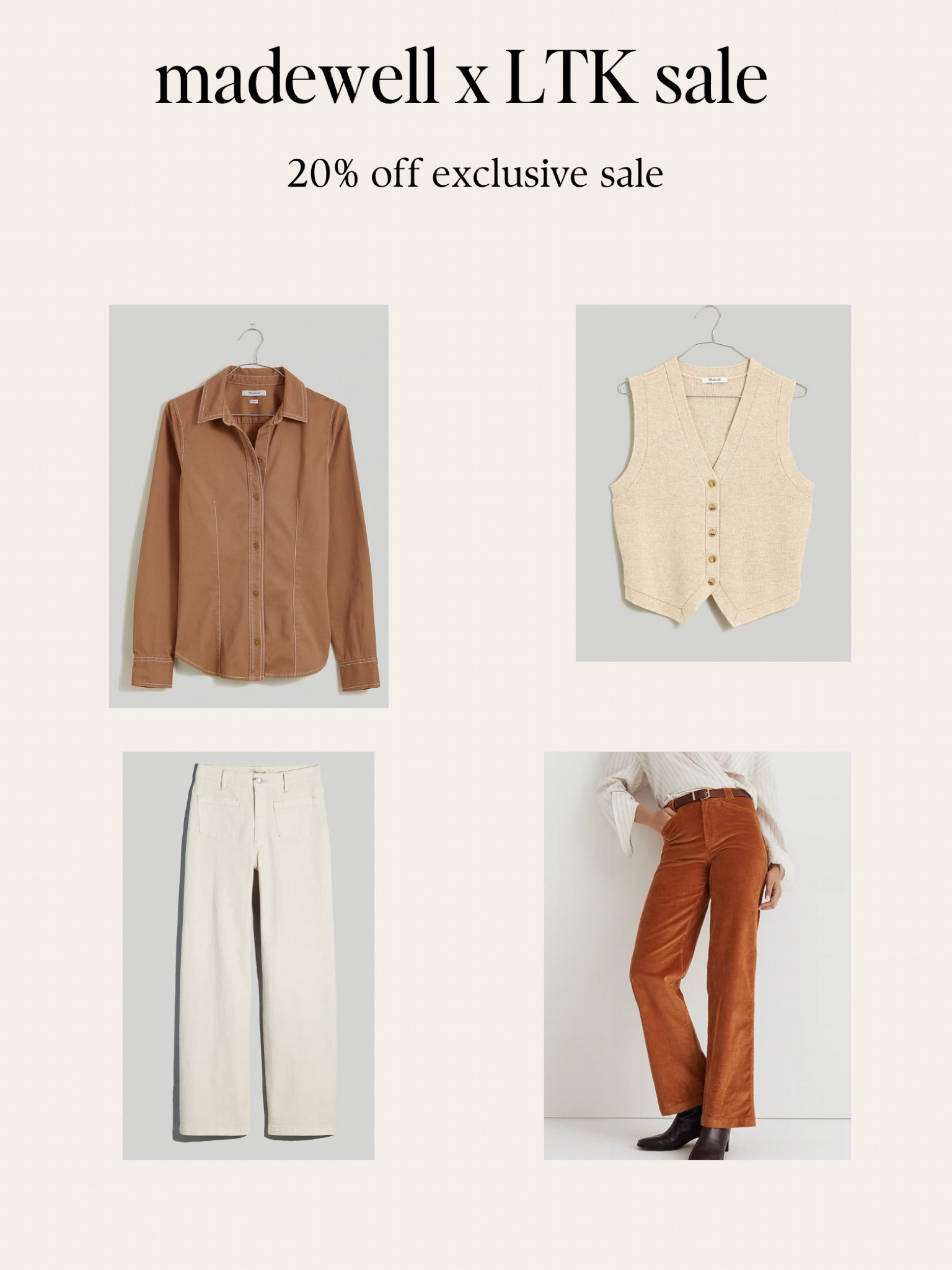 What To Buy In The Madewell LTK 20% Off Sale - Classy Yet Trendy