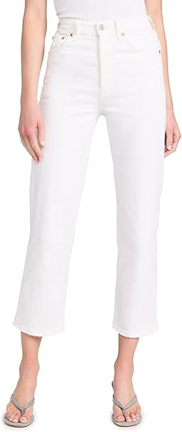 Levi's Women's Premium Ribcage Straight Ankle Jeans | Amazon (US)