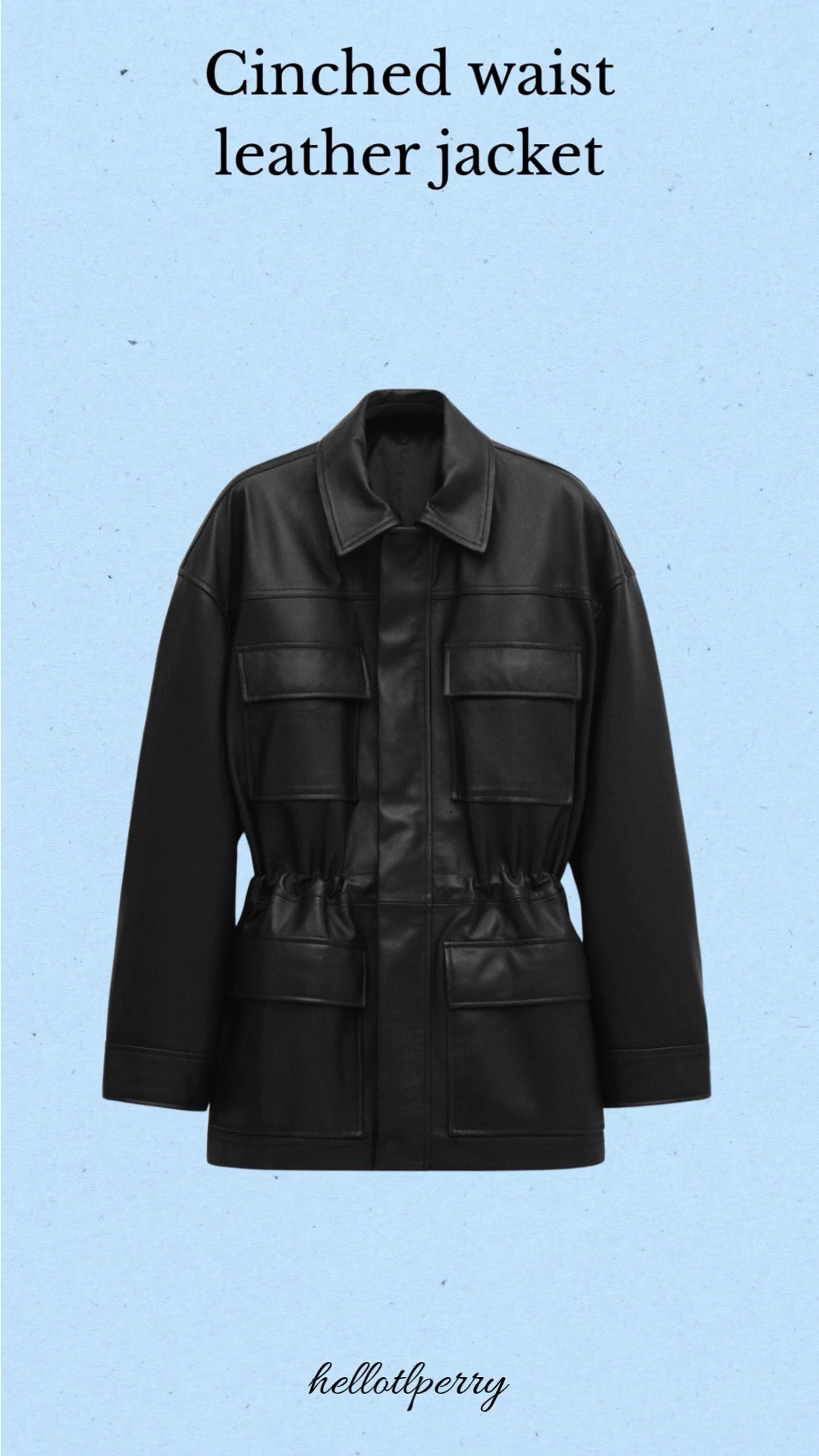 A cinched waist leather jacket is one of those timeless pieces that instantly elevates any outfit, and this one from Mango is the perfect mix of structured and chic. The tailored waist creates a flattering silhouette while the classic black leather keeps it effortlessly cool and versatile. Style it with denim, trousers, or layered over a dress for an elevated everyday look. If you’re building a capsule wardrobe, a cinched leather jacket like this is a must-have outerwear staple that works from season to season.

#leatherjacket #mangostyle #springlayers #capsulewardrobe #everydaystyle #elevatedbasics #ltkstyle #ltkit #wardrobestaples #minimalstyle #effortlessstyle 

 #LTKgrwm #LTKSeasonal #LTKOver40