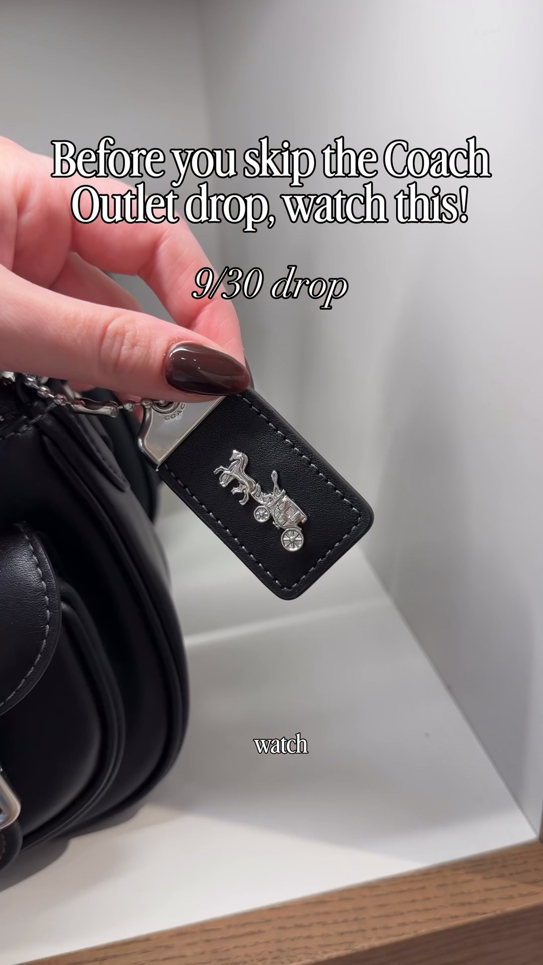I thought this drop might be a skip for me but I was wrong! Comment SHOP & I’ll dm you the links ♥️
The cotton denim has such a cool darker look to it, I think it’s much more wearable than other denim’s they have had!

I love the vintage style tags on so many of the new bags like the Allison, Abbie, and now on the Ashton. They look like the retail vintage tags.

What have you had your eye on?!

Coach outlet 9/30 drop
Cherry red Nolita
Erin
Ashton leopard print and leather with vintage style tags
Regenerative cotton denim