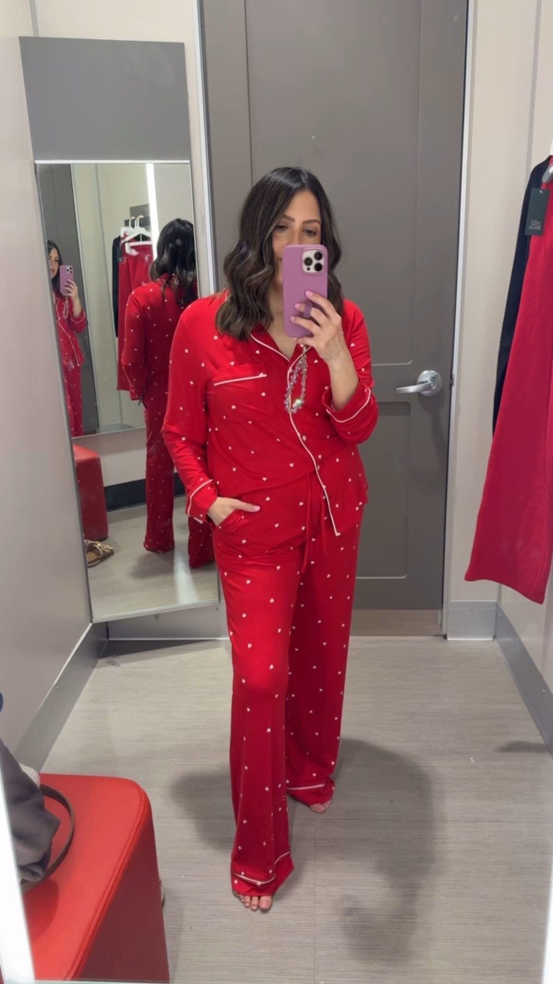 Holiday mode: activated 🎅🏼💤

Pajamas, red pajamas, Christmas pajamas, lounge wear 

#LTKGiftGuide #LTKdayinmylife #LTKHoliday
