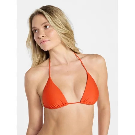 No Boundaries Triangle Bikini Top Women’s XXS-XXL | Walmart (US)