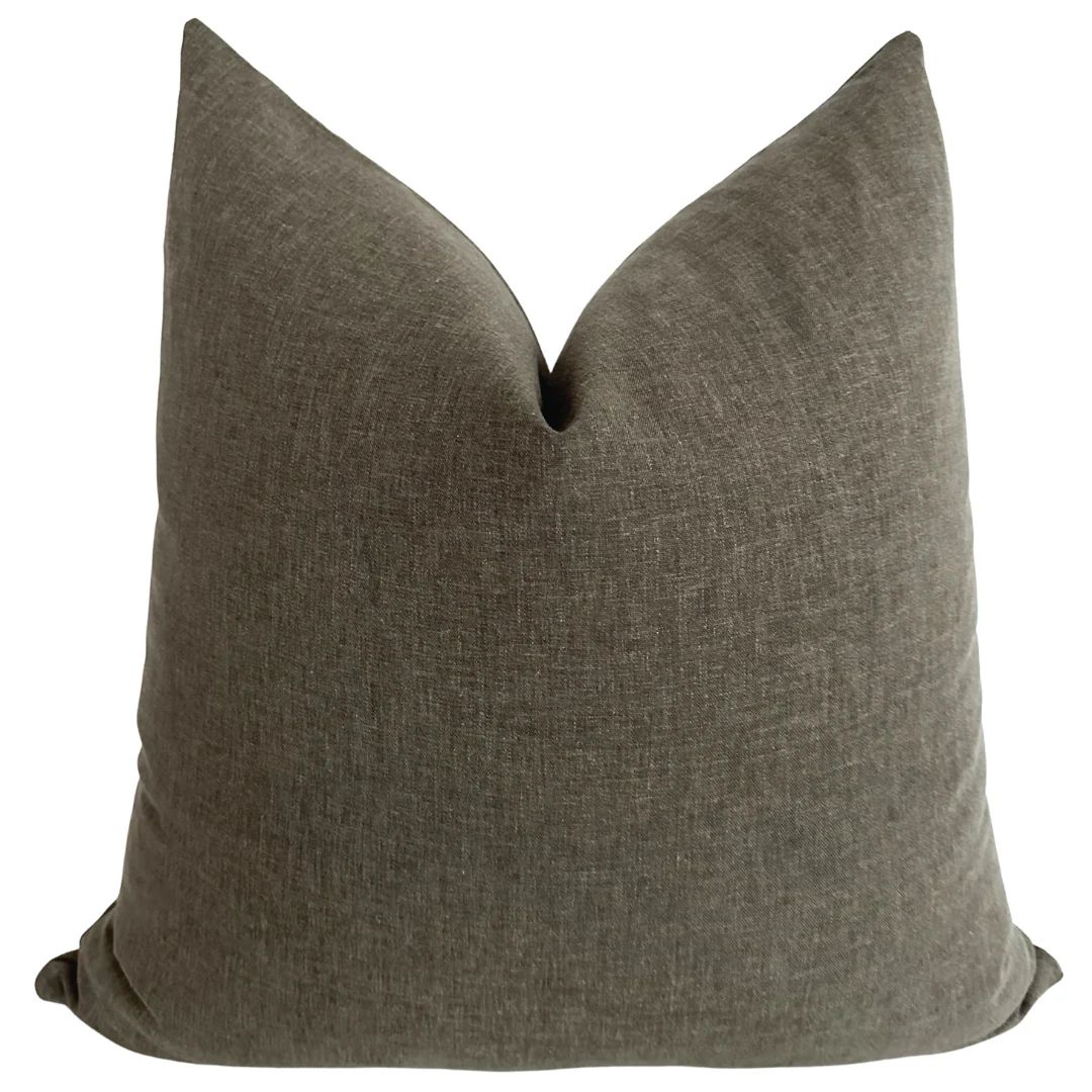 Liman | Espresso Pillow Cover | Hackner Home (US)