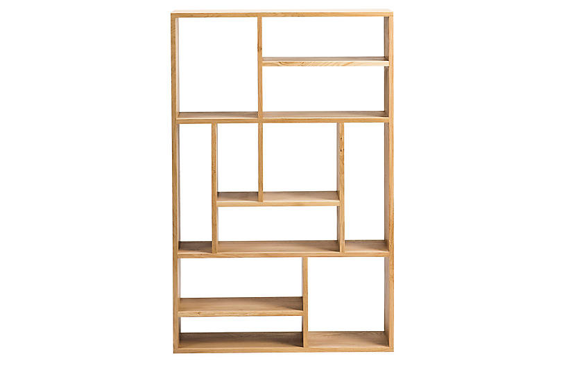 Mondrian Small Bookcase, Oak | One Kings Lane