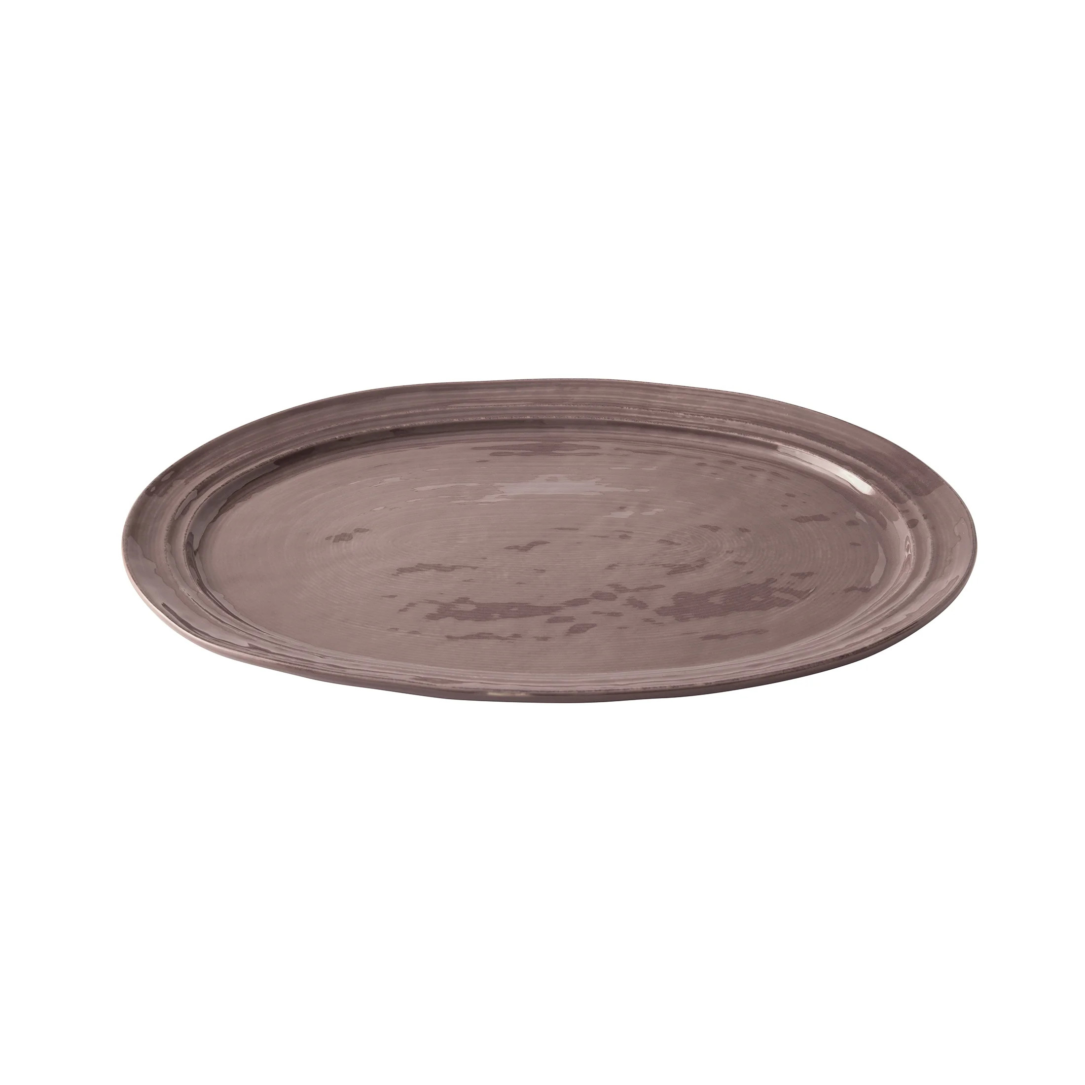 Better Homes & Gardens Artisan Purple Stoneware Oval Serving Platter, 16" | Walmart (US)