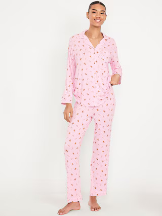 Sunday Sleep Knit Jersey Pant Set | Old Navy (US)