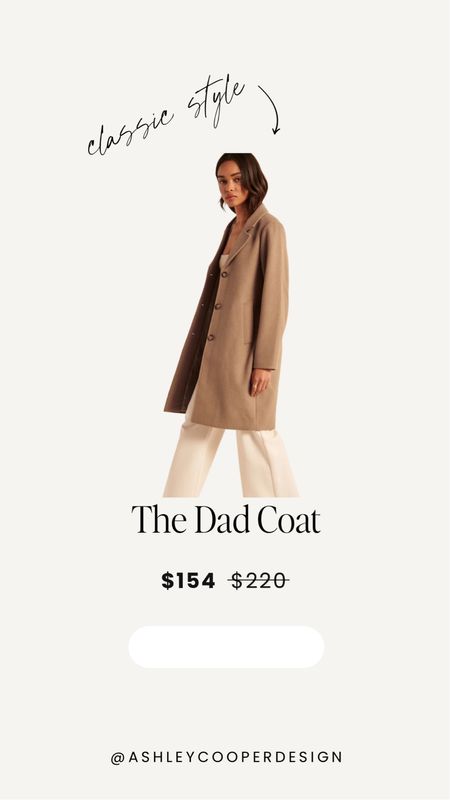 CYBER MONDAY featured deal - the classic wool “Dad Coat” 

#LTKCyberweek #LTKGiftGuide #LTKHoliday