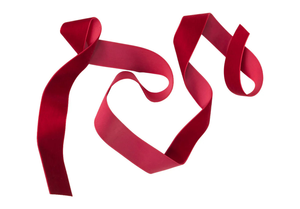 SCARLET VELVET RIBBON | Alice Lane Home Collection