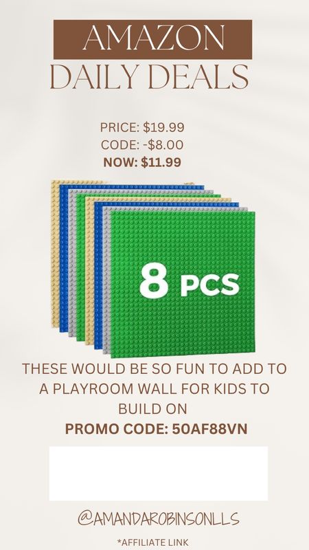 Amazon daily deals
Lego plates 

#LTKSaleAlert #LTKFindsUnder50 #LTKKids