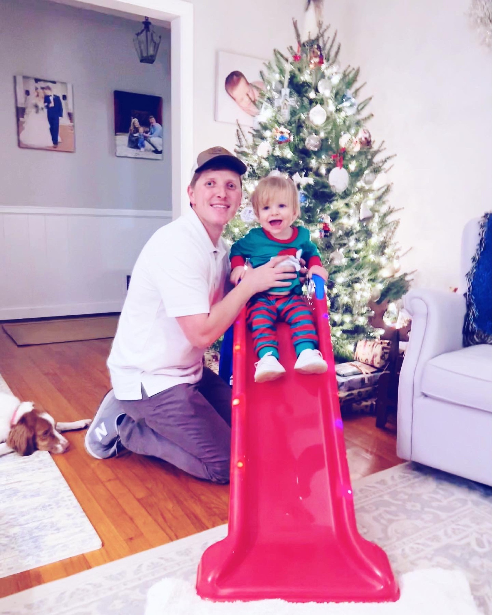 Slidin’ into Christmas with our cutie Santa baby!! 🛝👼🏼🎅🏽♥️🎁🫶🏽✨🦌 #babysfirstslide #thesearethedays #earlychristmasgift #fromthegrandparents #christmasjoy 

…

#emilysayswes #judsoncarpentermabry #eighteenmonthsold #eighteenmonthold #eighteenmontholdbaby #eighteenmontholdboy #judsonmonthbymonth #sweetjudson #oursweetboy #oneyearold #oneyearoldbaby #oneyearoldbabyboy #oneyearoldboy #gratefulmotherhood #thankyoulord #mysweetboys #decembermemories #christmastime #christmasseason #christmastraditions #christmas22

#LTKHoliday #LTKbaby #LTKSeasonal