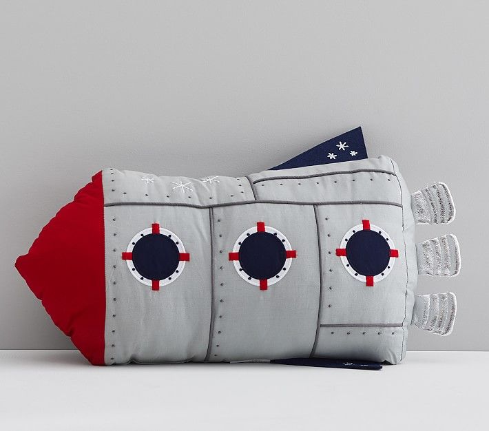 Light-Up Rocket Pillow | Pottery Barn Kids