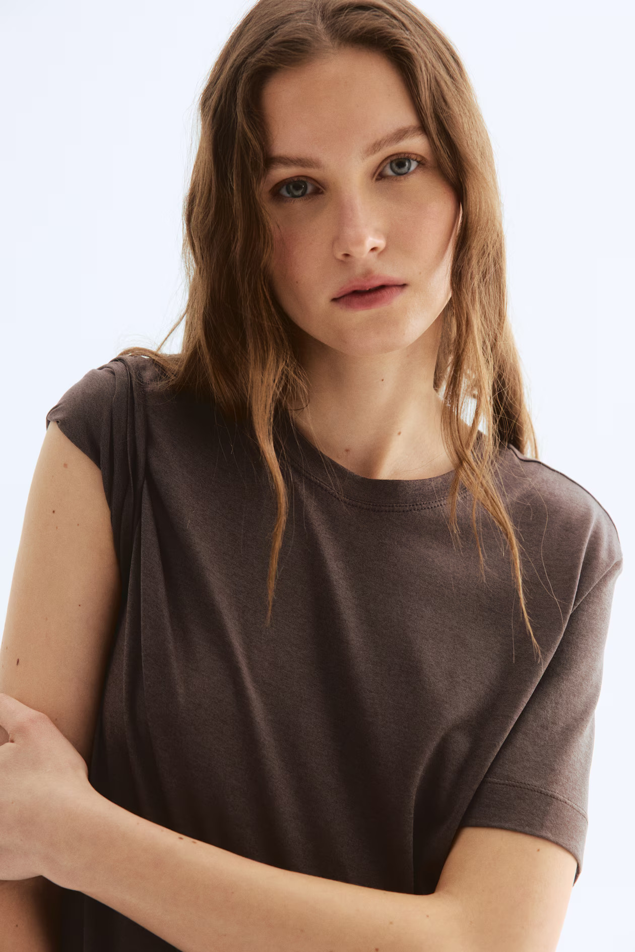 Silk-blend T-shirt | H&M (UK, MY, IN, SG, PH, TW, HK)