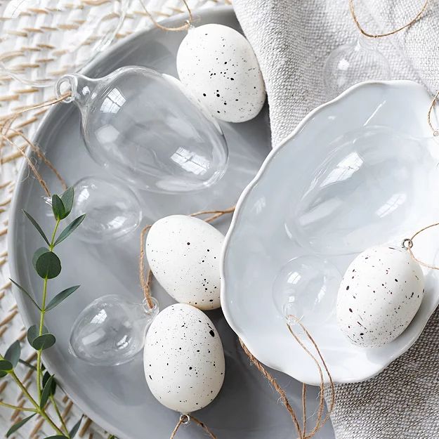 Mixed Egg Decorations - Set Of 12 | View All Home | The White Company | The White Company (UK)