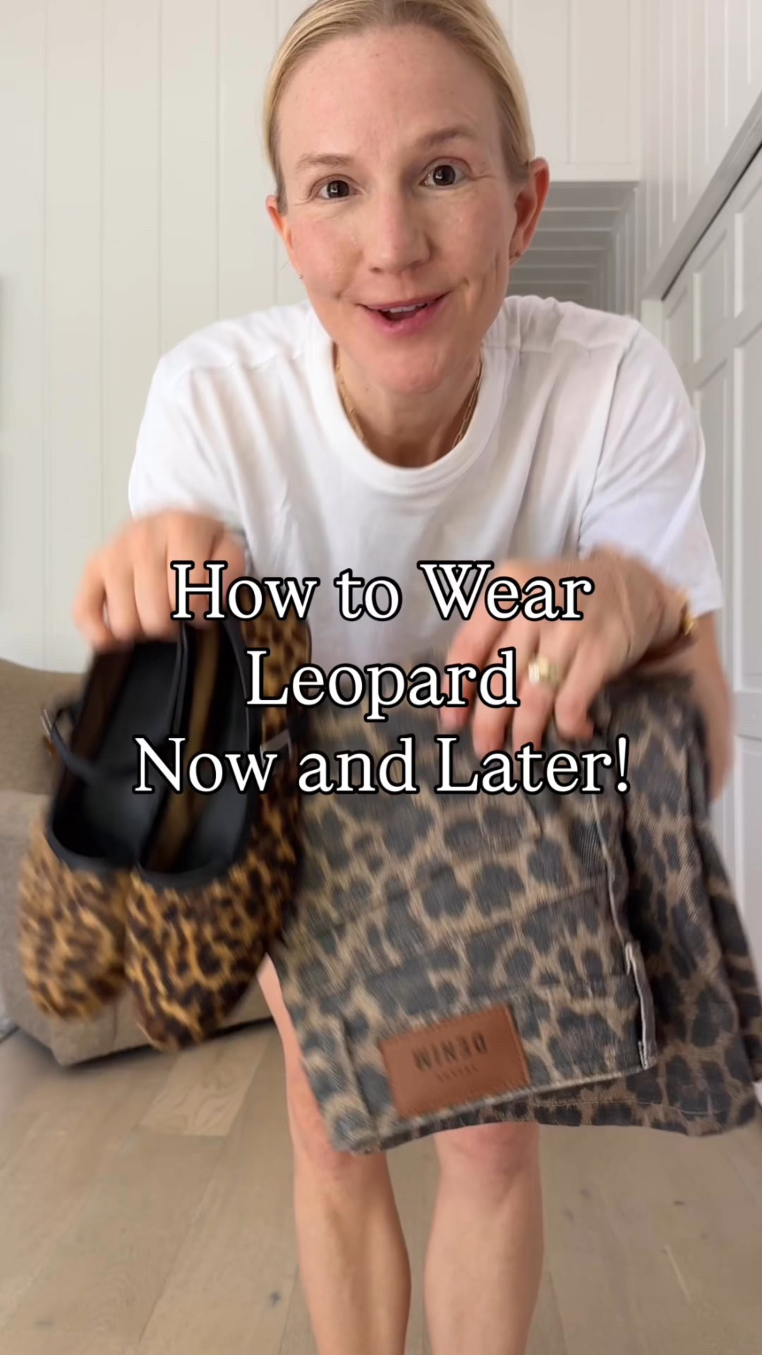 4 ways to wear leopard — now and when the weather is cooler! Leopard Mary Jane flats take basic looks to the next level—and leopard wide leg jeans in muted tons are surprisingly versatile! Shoes are TTS and so comfy, jeans are also TTS though they’re snug at first. They soften up right away! #sezane #fredasalvador #leopard

#LTKSeasonal #LTKStyleTip #LTKOver40