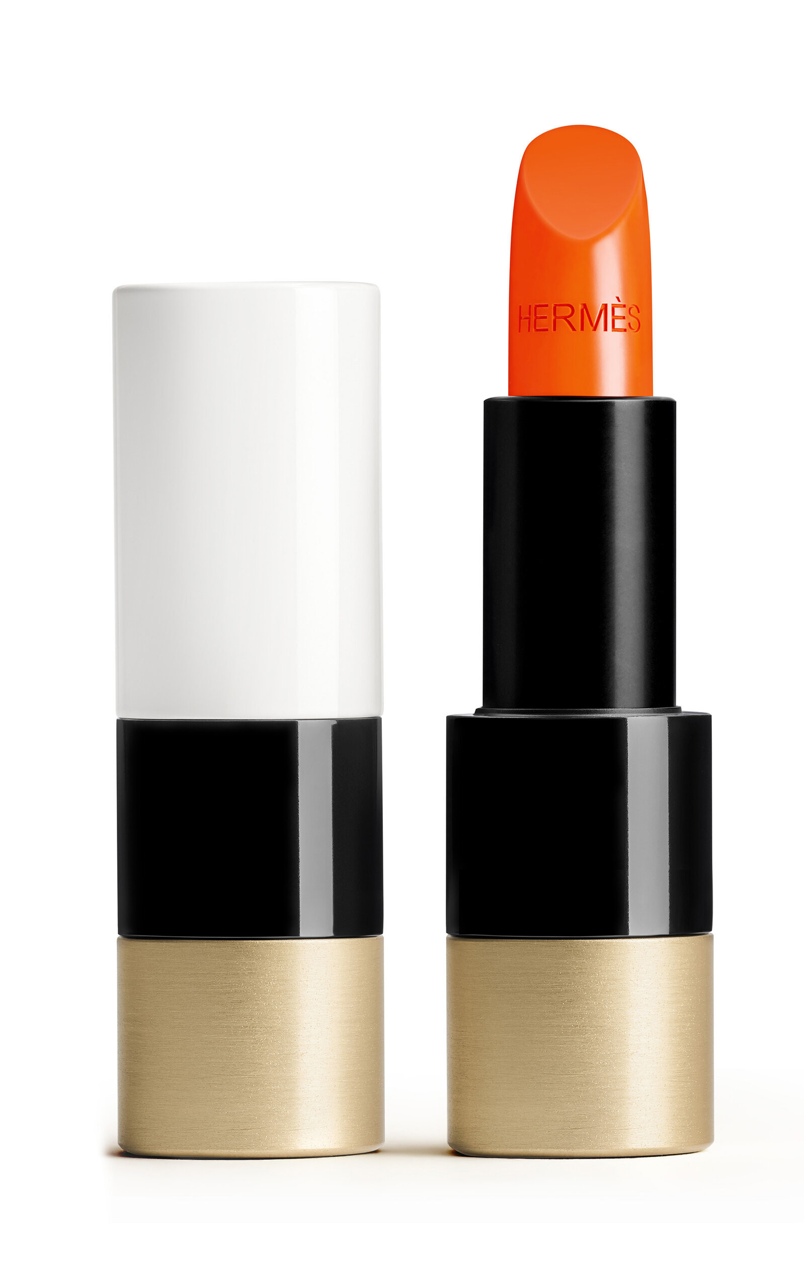 Hermès Beauty Rouge Hermès Satin Lipstick - 33 – Orange Boîte - Moda Operandi | Moda Operandi (Global)