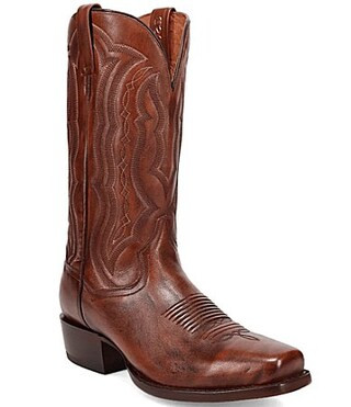 Dan Post Men's Wade 13 Leather Square Toe Western Boots - 13 | Dillard's