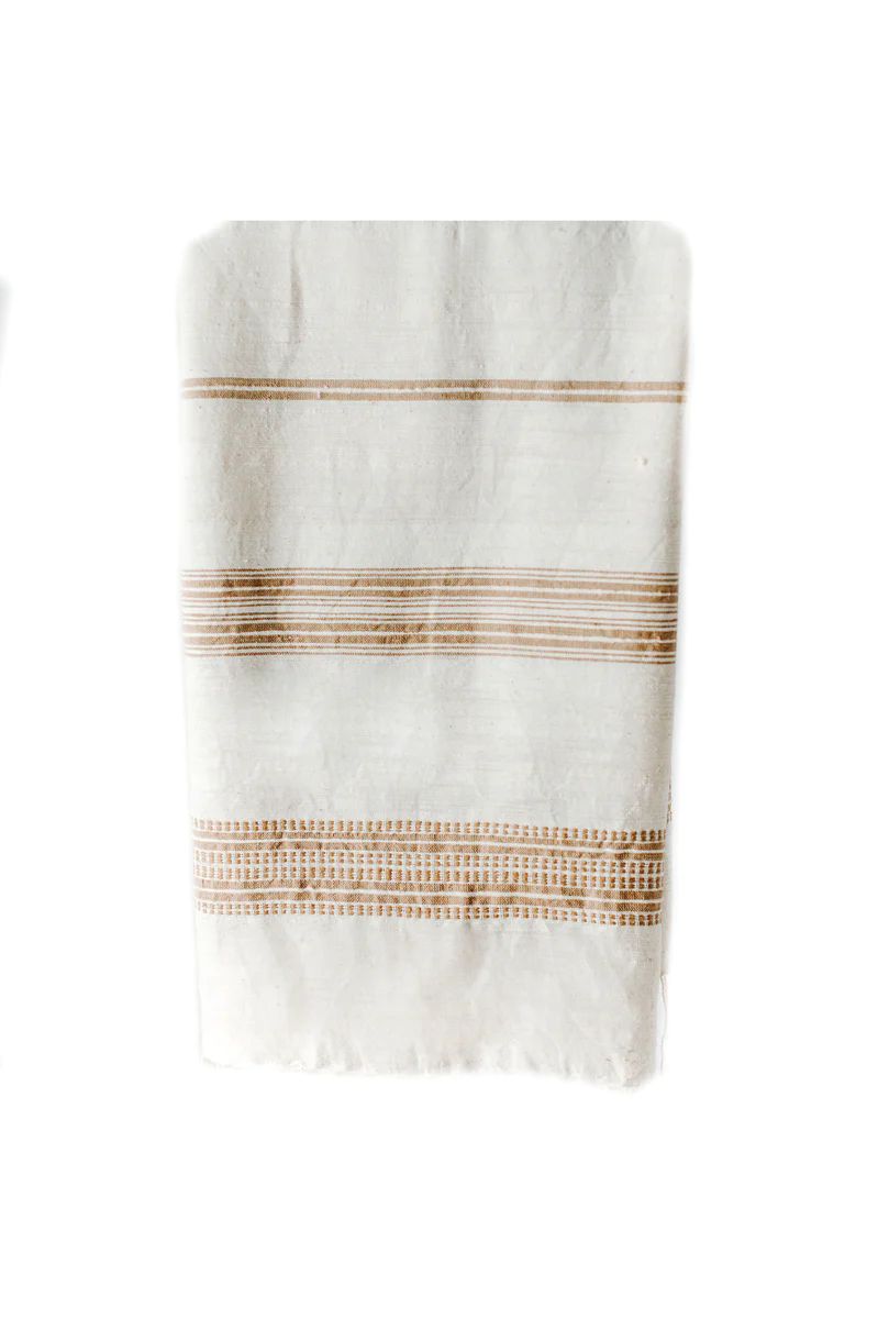 Aden Beige Bath Towel | Accompany