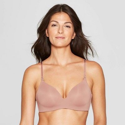 Women&#39;s Wirefree Nursing Bra - Auden&#8482; Mauve 34B | Target