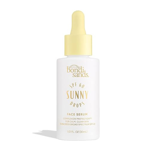 Bondi Sands Sunny Drops SPF 60 Face Serum, Hydrating + Nourishing Broad Spectrum Sunscreen, Light... | Amazon (US)