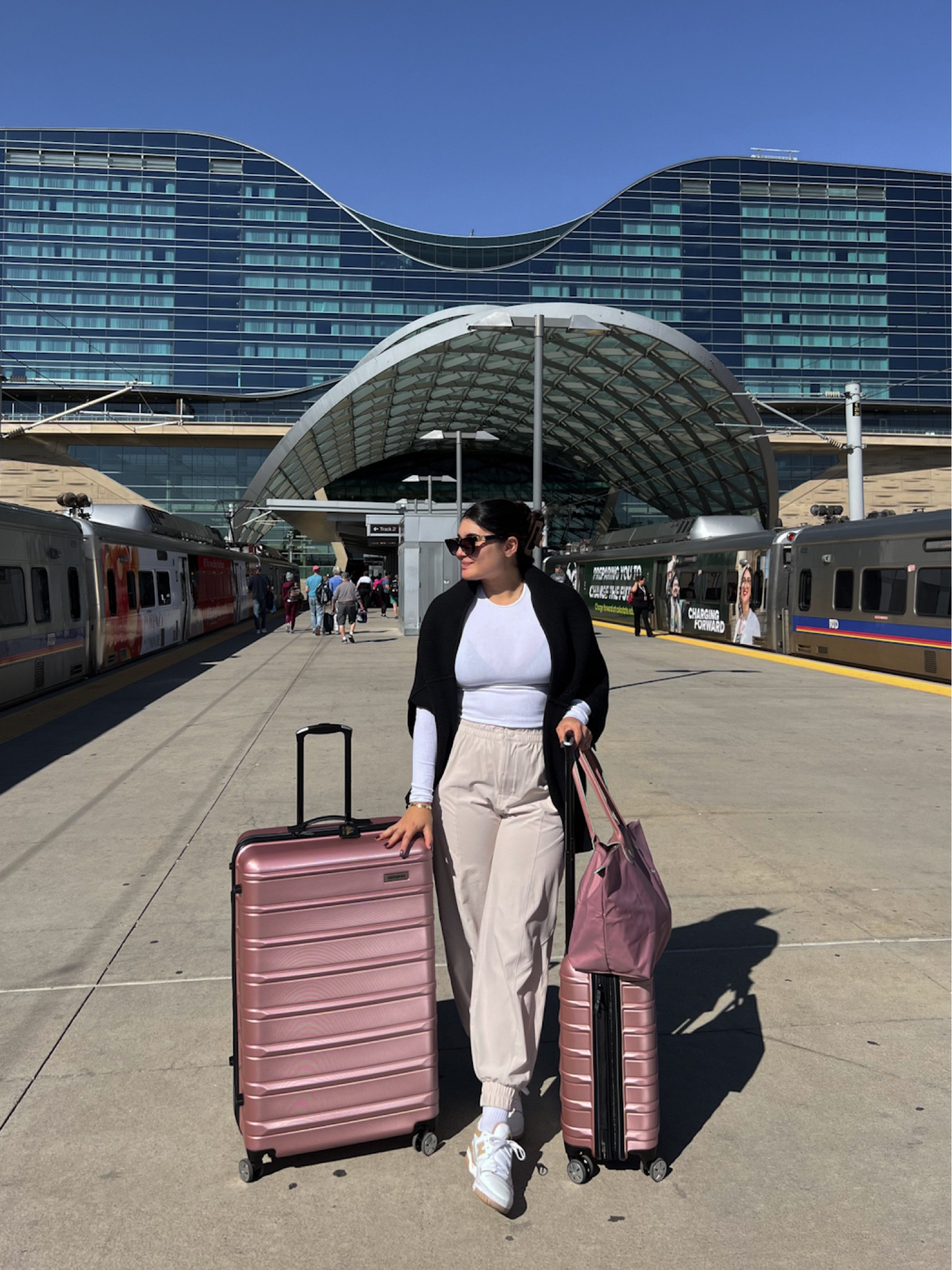 this luggage set would make an amazing gift for the jet setter in your life. It looks high quality and it’s very durable, for a lot less of the cost! 

Pink Samsonite carry on and luggage set. I have the larger size luggage. 


Travel bags, Rose color luggage, Durable luggage , Best luggage for international travel 

#LTKGiftGuide #LTKtravel